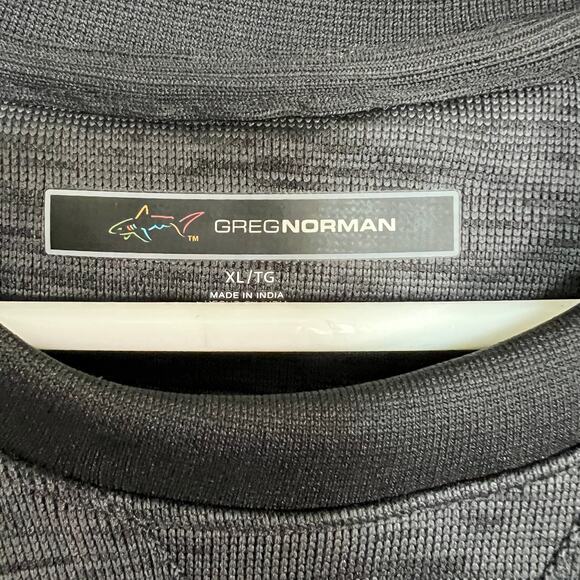 Greg Norman Men's Black Pullover XL NEW - Picture 2 of 5